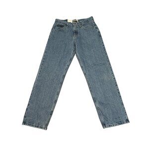 NWT Wrangler Authentics Mens REGULAR fit 100% Cotton Denim Jeans Size 30x29